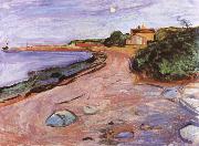 Edvard Munch Landscape oil painting reproduction